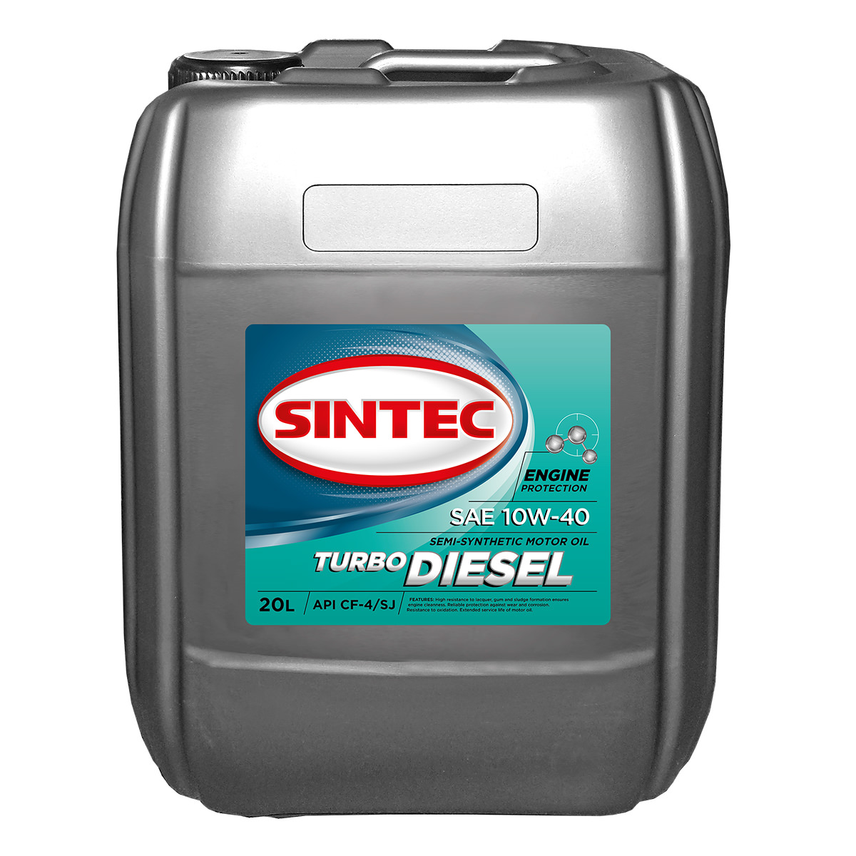 Моторное масло SINTEC TURBO DIESEL SAE 10W-40 API CF-4SJ 20л