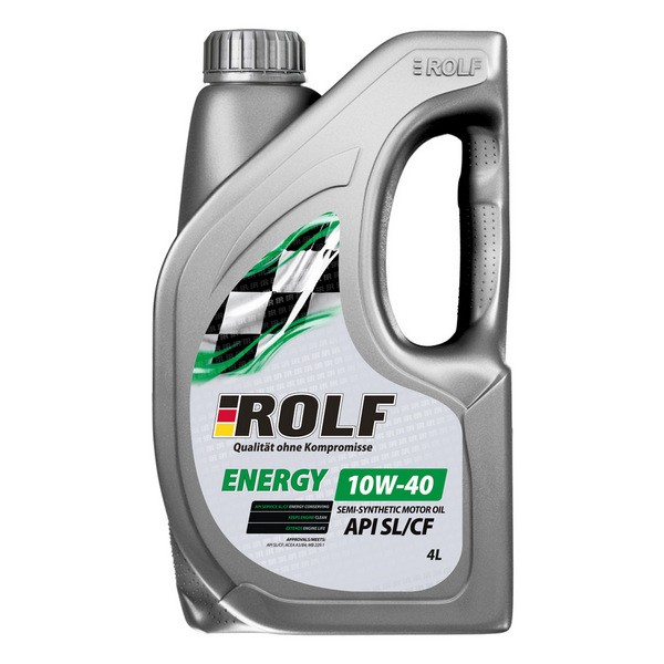 Моторное масло ROLF Energy SAE 10W-40 API SLCF пластик  4л
