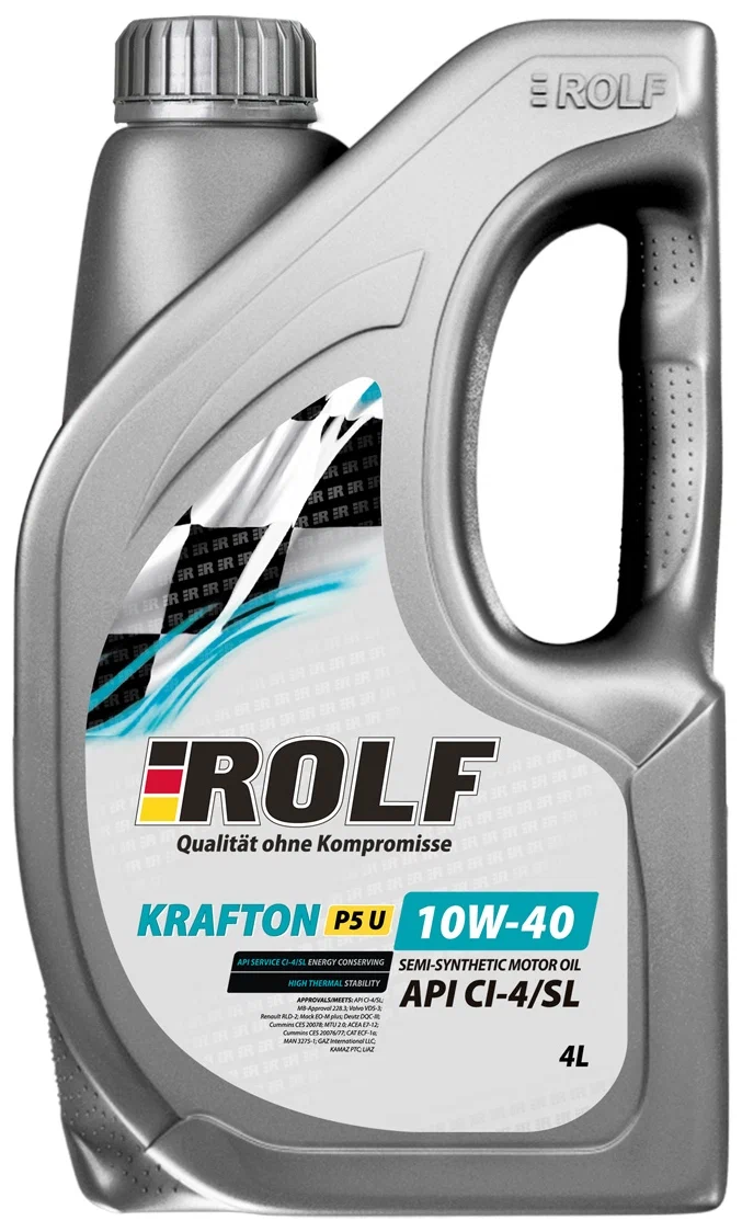 Моторное масло ROLF KRAFTON P5 U 10W-40 пластик 4л