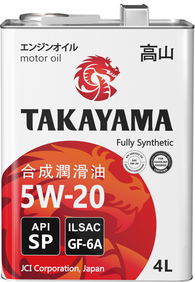 Моторное масло TAKAYAMA SAE  5W-20 ILSAC GF-6 API SP 4л
