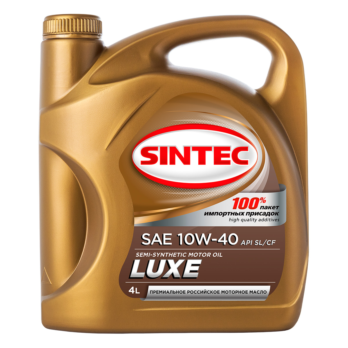 Моторное масло SINTEC  LUXE SAE 10W-40 API SLCF   4л