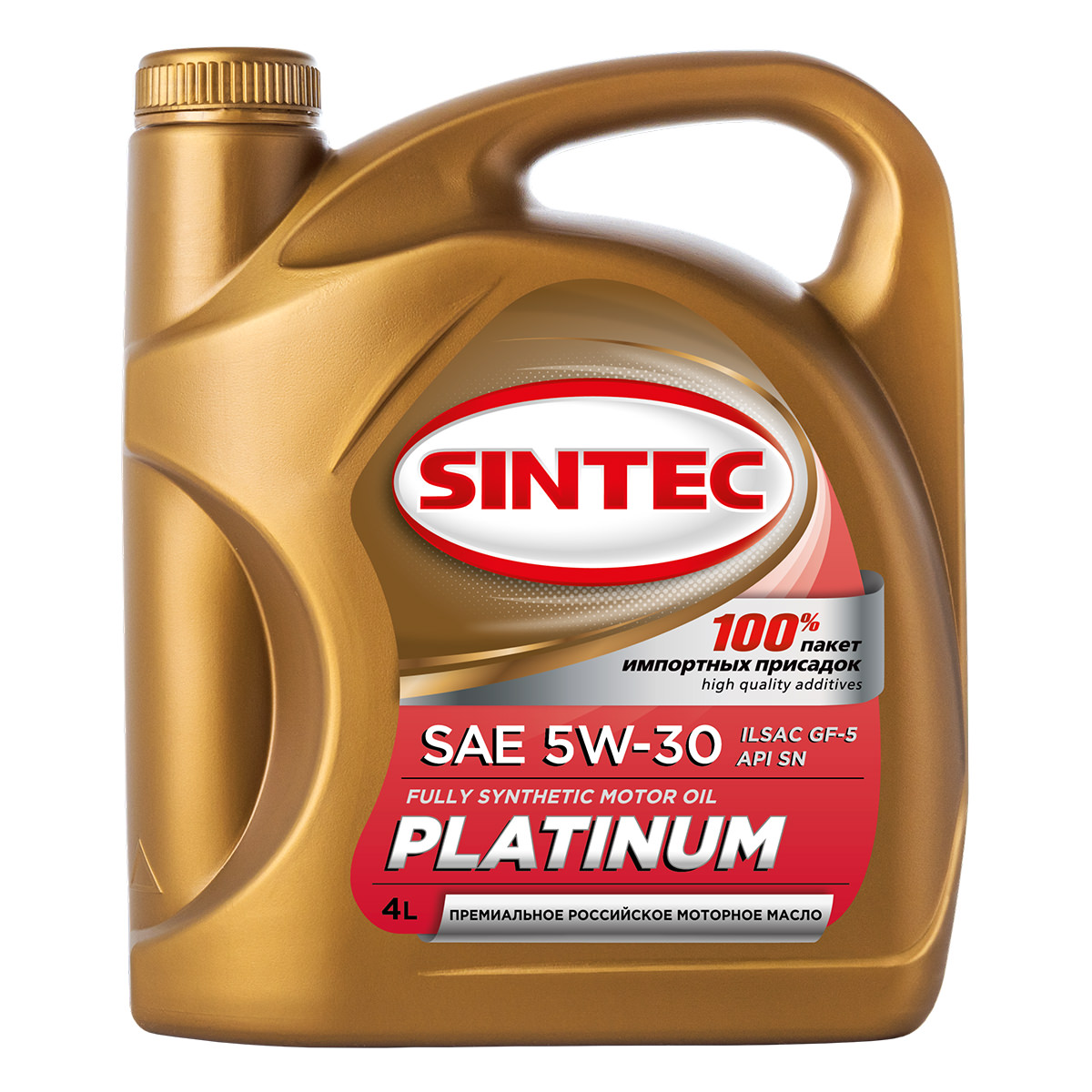 Моторное масло SINTEC  PLATINUM SAE 5W-30 API SN ILSAC GF-5  4л
