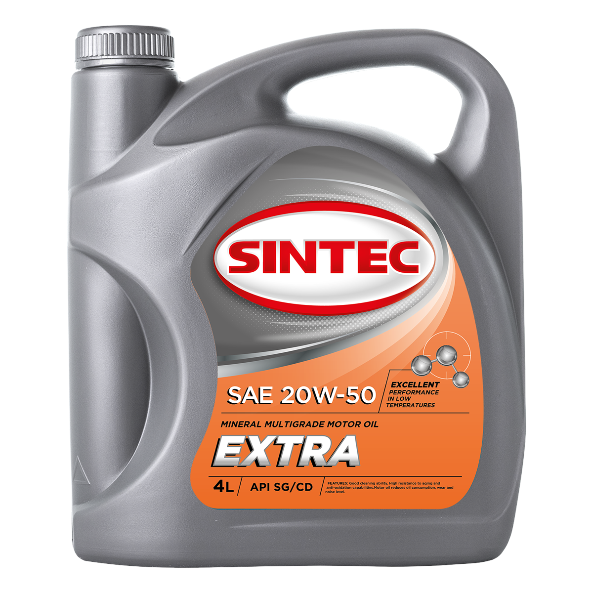Моторное масло SINTEC  EXTRA SAE 20W-50 API SGCD  4л