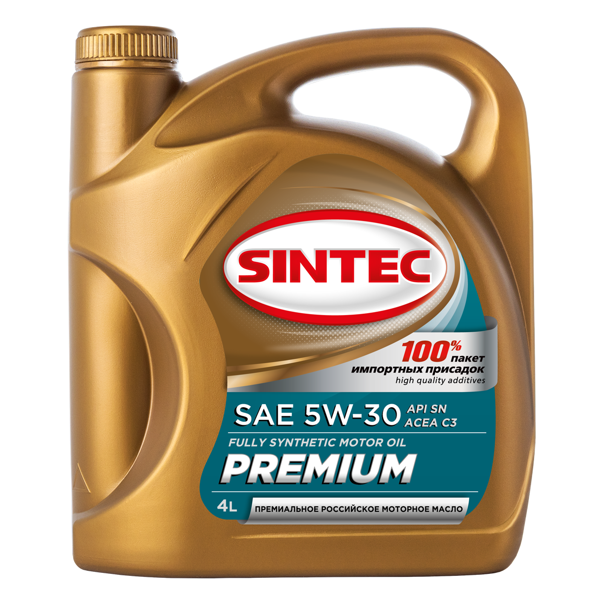 Моторное масло SINTEC PREMIUM SAE 5W-30  API SN ACEA C3  4л