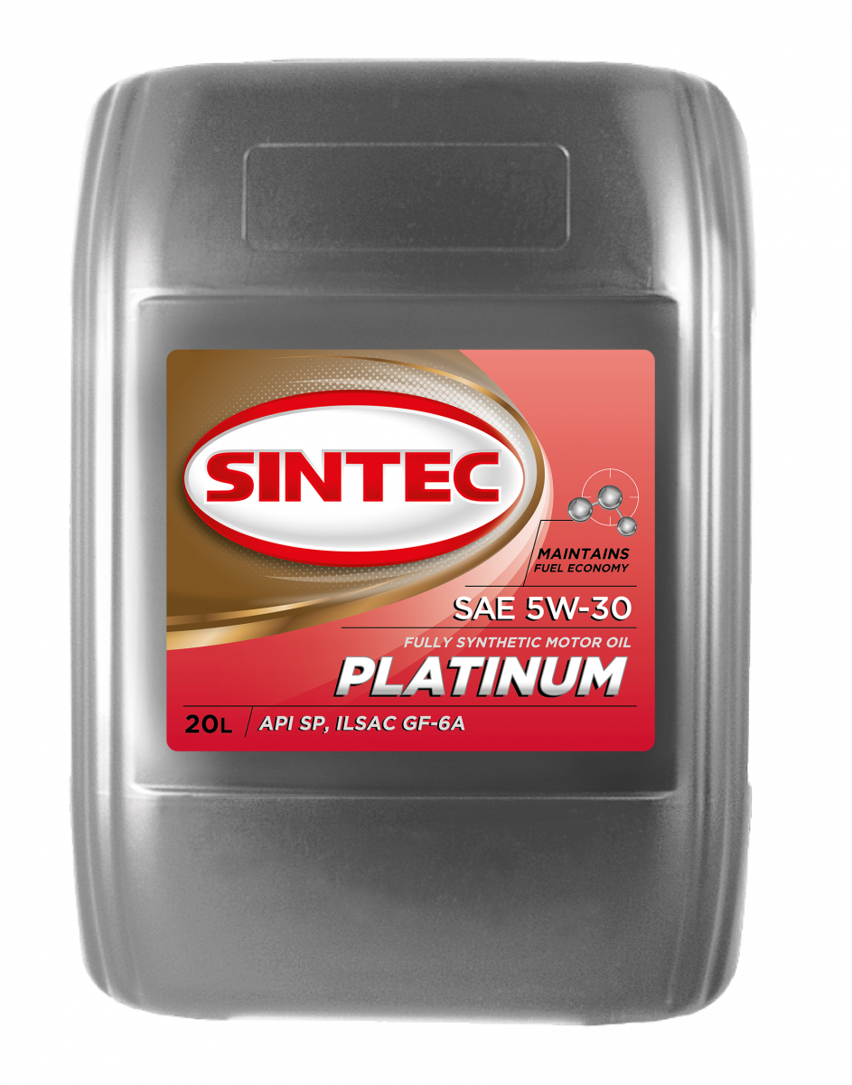 Моторное масло SINTEC  PLATINUM SAE 5W-30 API SP ACEA ILSAC GF-6  20л